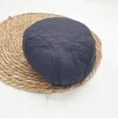 Kare Dikişli Erkek Kasket Lacivert Renk - 10