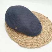 Kare Dikişli Erkek Kasket Lacivert Renk - 12