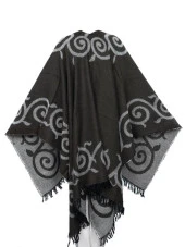 Kahve Beyaz Sarmaşık Model Panço - 3