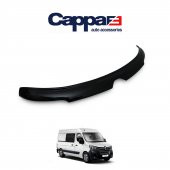 CAPPAFE Renault Master Ön Kaput Koruyucu Rüzgarlığı 4mm Akrilik (ABS) Piano Black 2019 ve Sonrası - 3