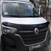 CAPPAFE Renault Master Ön Kaput Koruyucu Rüzgarlığı 4mm Akrilik (ABS) Piano Black 2019 ve Sonrası - 6