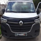 CAPPAFE Renault Master Ön Kaput Koruyucu Rüzgarlığı 4mm Akrilik (ABS) Piano Black 2019 ve Sonrası - 7