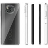 Xiaomi Poco X3 Kamera Korumalı Şeffaf Tıpalı Silikon Kılıf - 2