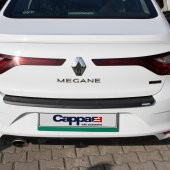 CAPPAFE Renault Megane 4 Arka Tampon Eşiği Koruma Akrilik (ABS) Parlak Siyah 2016-> - 5