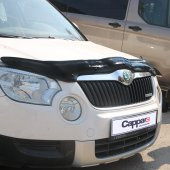 Skoda Yeti Ön Kaput Koruyucu Rüzgarlık 4mm Akrilik (ABS) Piano Black 2009-2013 - 4
