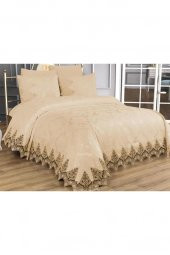 Çeyiz Diyarı Ivory Çift Kişilik Pike Takımı Bej - 3