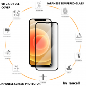 TANCELL iPhone 12/12 Pro Uyumlu Japon Kırılmaz Cam Ekran Koruyucu 6.1 Inc 2.5d 9h Tam Kaplayan Ekran - 5