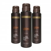 Free Love Leon Erkek Deodorant 150 ml 3 Adet - 1
