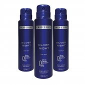 Free Love Silver Night Erkek Deodorant 150 ml 3 Adet - 1