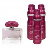 Free Love Eurodream EDP Kadın Parfüm 100 ml ve Deodorant 150 ml 3 Adet - 1