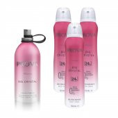Prova Big Crystal EDP Kadın Parfüm 120 ml ve Deodorant 150 ml 3 Adet - 1
