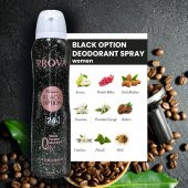 Prova Black Option EDP Kadın Parfüm 120 ml ve Deodorant 150 ml 3 Adet - 2