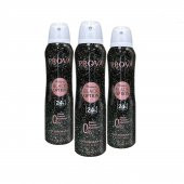 Prova Black Option Kadın Deodorant 150 ml 3 Adet - 1