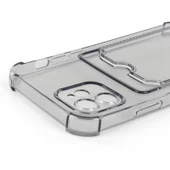 İphone 12 Pro Max Şeffaf Kartlıklı Kamera ve Darbe Korumalı Telefon Kılıfı thumbnail 11