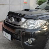 Toyota Hilux Ön Kaput Koruma Rüzgarlığı 3mm Akrilik (Abs) Parlak Siyah Deflektör 2006-2012 - 2