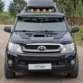 Toyota Hilux Ön Kaput Koruma Rüzgarlığı 3mm Akrilik (Abs) Parlak Siyah Deflektör 2006-2012 - 3