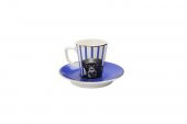 Porland Wild Life Monkey Tabaklı Kahve Fincanı 75cc 04ALM005280 - 1