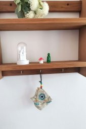 Dekoratif El Yapımı Balık Nazarlık Duvar Süsü - 2