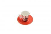 Porland Wild Life Giraffe Tabaklı Kahve Fincanı 75cc 04ALM005281 - 2