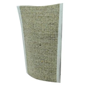 Doğal Keçi Kılı El Geçmeli Bej Sırt ve Vücut Kesesi 26 x 18cm - 3