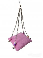 Kuş Uyku Salıncağı, Yatağı, Hamağı, Peluşu (pembe) - 1
