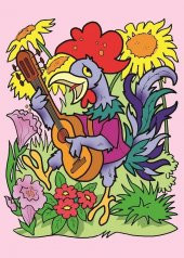 Art Puzzle 12+24 Parça Müzisyen Hayvanlar 4490 - 1