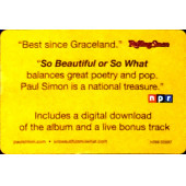 PAUL SIMON - SO BEAUTIFUL OR SO WHAT (LP) - 4