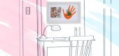Baby Memory Prints Paint Wall Family Frame Beyaz - 4