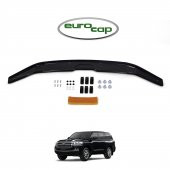 EUROCAP Toyota Land Cruiser Kaput Maskesi Koruma Rüzgarlığı Deflektör 3mm ABS Akrilik Parlak 2015-> - 1
