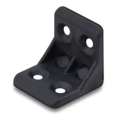 Mobilya Dolap Köşe Bağlantı Sabitleme L Gönye 25x25x25 mm Siyah (10 ADET) - 3