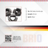 Brio Tel Fırça Yüzey Temizleme Eğri 23 Mm - 4
