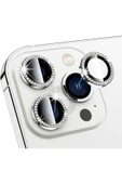 Logis Apple İphone 11 Pro Taşlı Kamera Lens Koruma Camı 3lü - 1