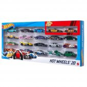 Hot Wheels 20li Araba Seti - Geniş Ürün Yelpazesi, Oyuncak Araba Koleksiyonu, 1:64 Ölçek H7045 - 7