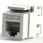 MODÜLER RJ11 KEYSTONE TEL. SOKETİ (BEYAZ) 2057 - 1