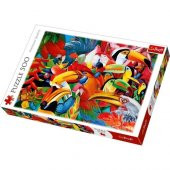 Trefl Puzzle 500 Parça Colourful Bırds 37328 - 1