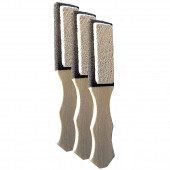 3 Adet Saplı Ponza Taşı Çift Taraflı Topuk Törpüsü Ponza Taşı Katmanlı - 1