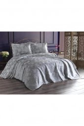 Çeyiz Diyarı Çınar Jakarlı Yatak Örtüsü Silver thumbnail 7