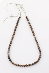 Green Opal Doğal Taş Dizi 6 mm Küre Kesim thumbnail 2