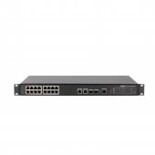 Dahua PFS4218-16ET-240 16 Port Poe 250 Metre Poe mesafeli Switch - 1
