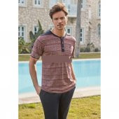 Feyza 3200 Erkek Kısa Kol Pijama Takımı - Bordo - 2