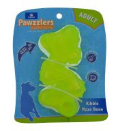 Köpek İçin Kemiğe Alıştırma Yiyecek Hazneli Silikon Kemik Görünümlü Ödüllü Oyuncak - 1