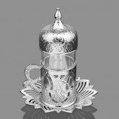 Ahsen Su Bardağı 4 Parça Gümüş Renkli - 1