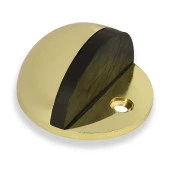 Yarımay Kapı Stoperi Tamponu Vidalı Metal Kapı Stopu Durdurucu Tutucu Gold Altın thumbnail 6