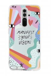 Xiaomi Redmi Note 8 Pro Manifest Your Vision Premium Şeffaf Silikon Kılıf - 1