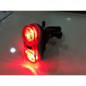 JINGYI FONTE BİSİKLET ARKA STOP FAR IŞIK LED + 4 FONKSİYON - 1