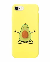Avokado Tasarımlı iPhone 7 Telefon Kılıfı - 1