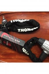 BİSİKLET-MOTORSİKLET 6X1200 ZİNCİR KİLİT (ANAHTARLI) - 1