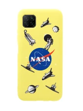 Huawei P40 Lite NASA Desenli Premium Silikonlu Telefon Kılıfı - 5