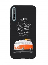 Huawei Psmart S Rota Belli Premium Silikonlu Telefon Kılıfı - 2