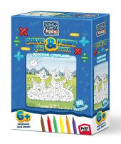 Kesman Kitap Eğlenceli Çöz-Boya 100 parça Puzzle/Yapboz Seti (Toplama İşlemi) - 1